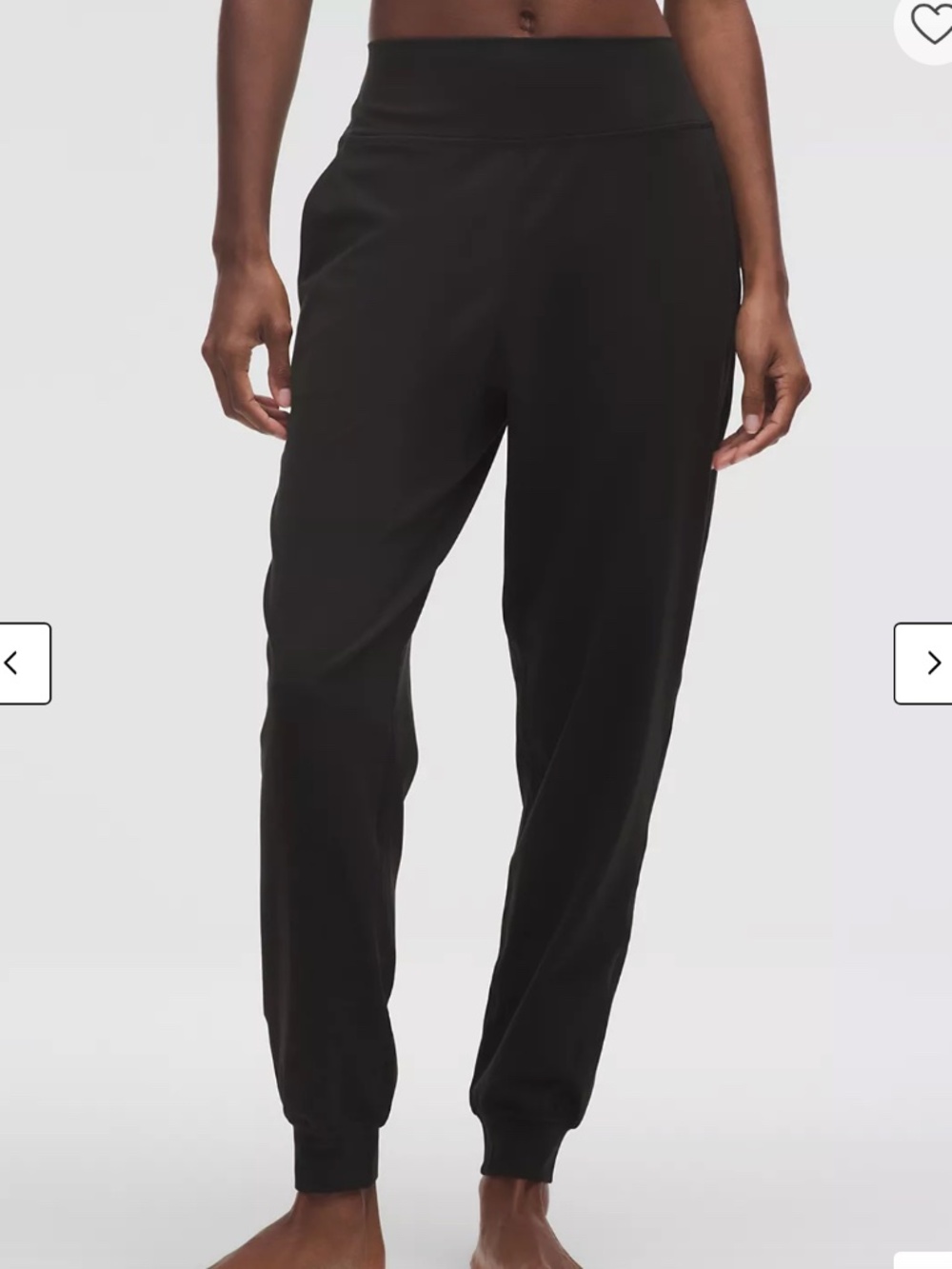 LULULEMON Align High Rise Joggers, Black, Size 6 Regular